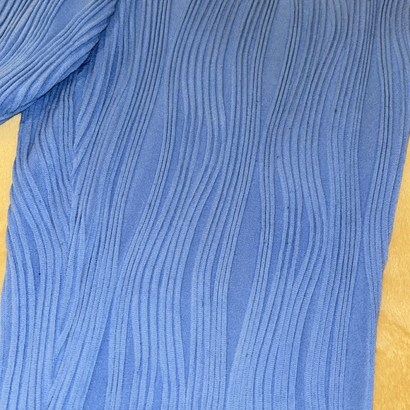 Blue pants ribbed design - Picture 9 of 9